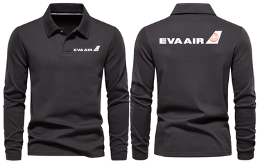 EVAAIR  LONG SLEEVE  POLO
